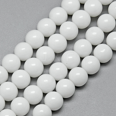 Glass Beads Strands GR6mm26Y-1