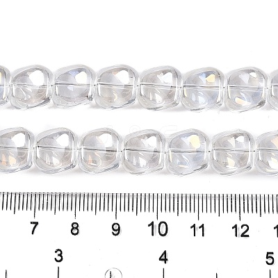 Electroplate Glass Beads Strands EGLA-N012-07A-1