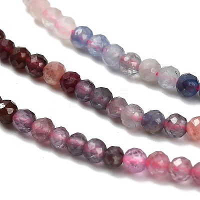 Natural Tanzanite & Colorful Spinel Beads Strands G-Z106-A04-3mm-1