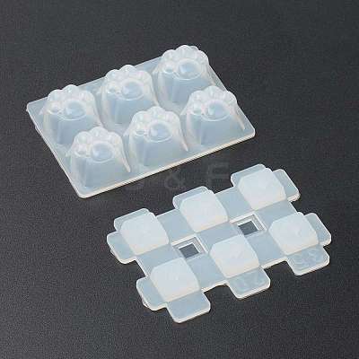 DIY Cat Paw Keycap Silicone Mold DIY-J006-04-1