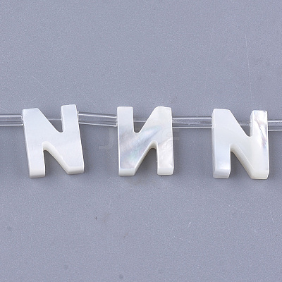 Natural Sea Shell Beads SHEL-T012-60N-1