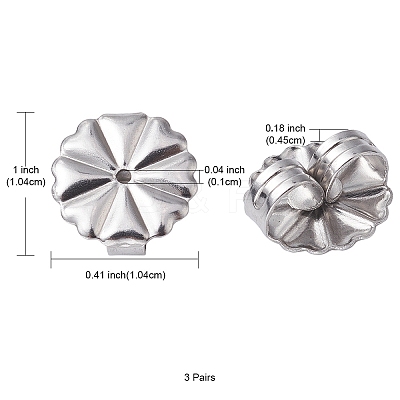 304 Stainless Steel Friction Ear Nuts STAS-YW0001-69P-1