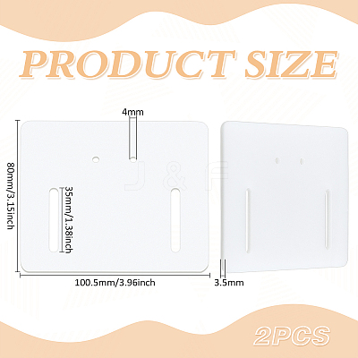 Plastic Card Holder AJEW-WH0473-36B-1