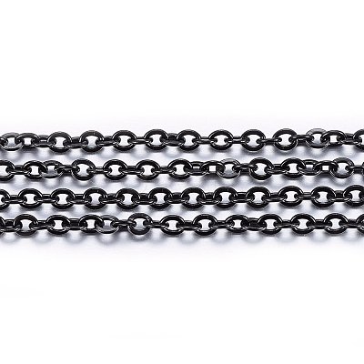 Handmade 304 Stainless Steel Cable Chains STAS-P213-03B-02-1