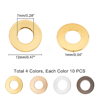 Brass Linking Rings KK-PH0002-17-1
