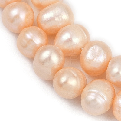 Natural Cultured Freshwater Pearl Beads Strands PEAR-I007-07Z-02B-1