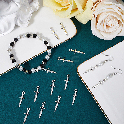 150Pcs Tibetan Style Alloy Pendants TIBEP-SC0003-08-1