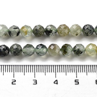 Natural Prehnite Beads Strands X-G-G140-A19-08-1