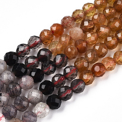 Natural & Synthetic Mixed Gemstone Beads Strands G-D080-A01-01-33-1