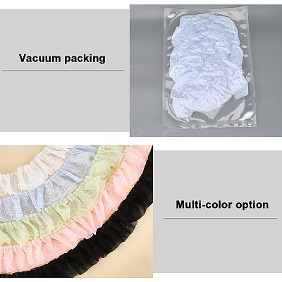 5 Yards Double Polyester Lace Trim for Sewing Decoration OCOR-GF0005-06A-1