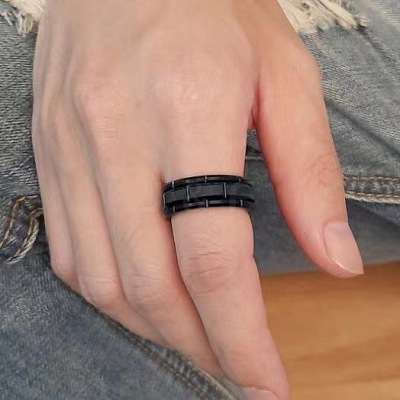 201 Stainless Steel Finger Rings for Unisex WG511F1-07-1