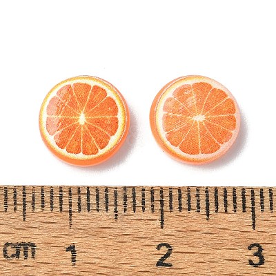 Fruit Series Opaque Resin Cabochons CRES-Q006-01B-1