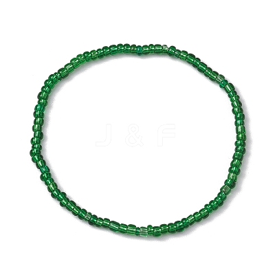 9Pcs Rondelle Glass Seed Beaded Stretch Bracelet Sets BJEW-JB10418-1
