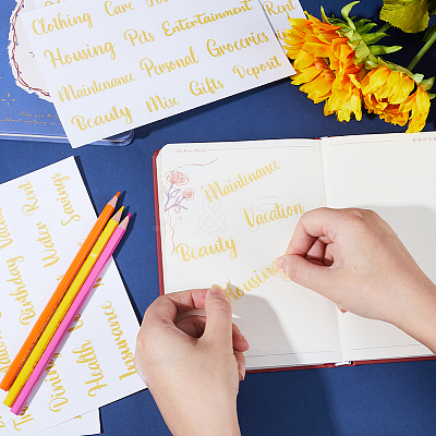 PVC Waterproof Decorative Sticker Labels DIY-WH0308-369-1