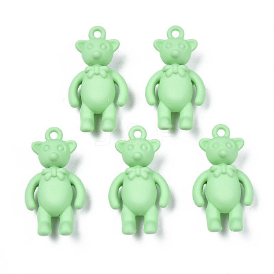 Rack Plating Spray Painted Alloy Pendants PALLOY-N172-001-05-1