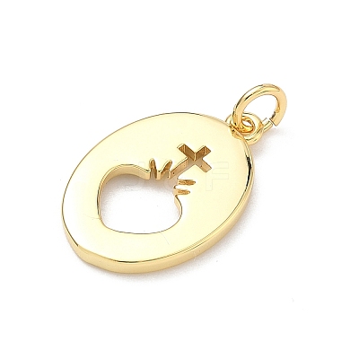Brass Pendants KK-P345-55G-01-1