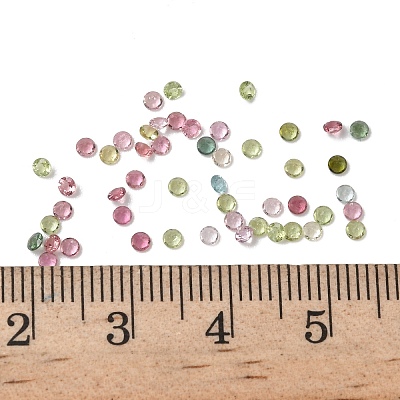 Faceted Natural Multicolor Tourmaline Cabochons G-I295-05C-18A-04-1