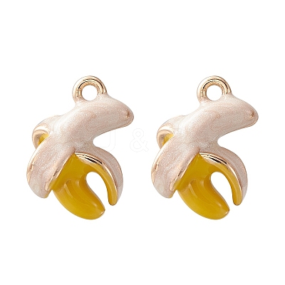 2Pcs Brass Enamel Charms KK-YW0001-72-1