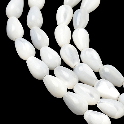 Natural White Shell Beads Strands SH-CBAF49A-03-1