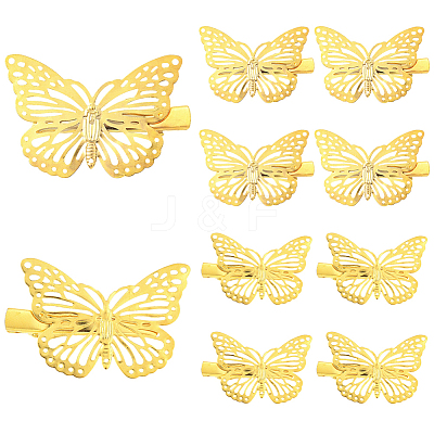 12Pcs 2 Styles Iron Alligator Hair Clips for Women Girls PHAR-SP0001-28A-1