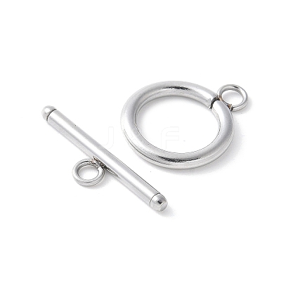 304 Stainless Steel Toggle Clasps STAS-Z124-01C-P-1