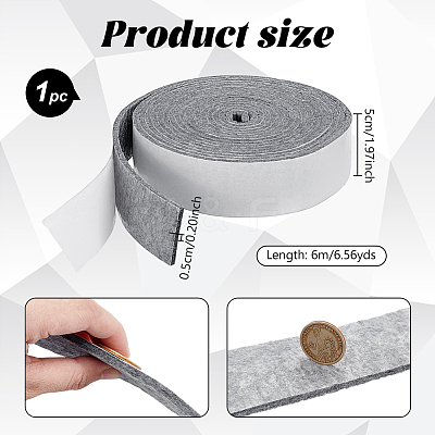 6M Self-adhesive Felt Fabric AJEW-WH0007-39C-1