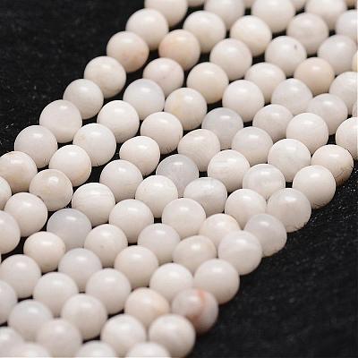 Natural White Crazy Lace Agate Bead Strands G-D840-55-4mm-1