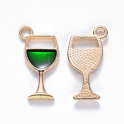 Alloy Enamel European Dangle Charms PALLOY-YW023-01-1