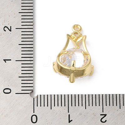 Brass Pendants KK-C062-037G-01-1