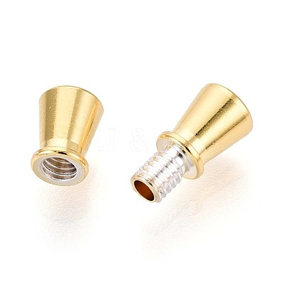 925 Sterling Silver Screw Clasps STER-T008-50G-01-1