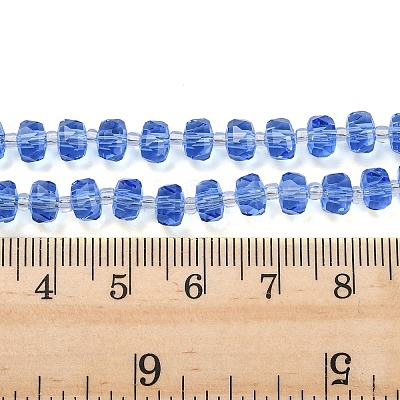 Transparent Glass Beads Strands GLAA-P076-01A-08-1