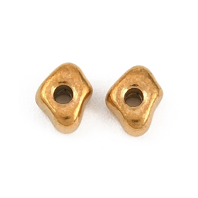 Irregular 304 Stainless Steel Beads STAS-D394-03D-G-1