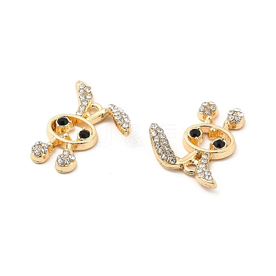 Alloy Rhinestone Pendants ALRI-K048-05B-1