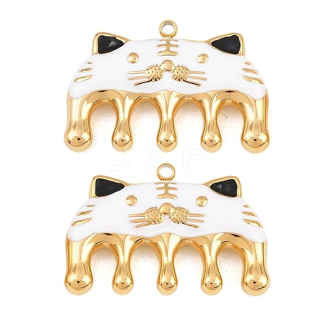 304 Stainless Steel Enamel Pendants SA-CBA033B-04G-03-1