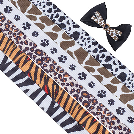 6 Rolls 6 Colors Printed Polyester Ribbons OCOR-PH0007-09-1