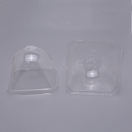 Plastic Plant Nursery Insulation Cover Bells Breathable Covers Frost Guard for Outdoor Succulent Flowers Warming AJEW-WH0120-34B-1