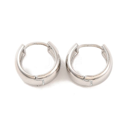 Brass Hoop Earrings for Women EJEW-U015-23P-03-1