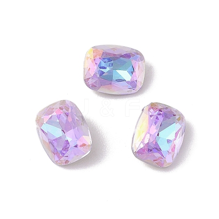 Glass Rhinestone Cabochons RGLA-L029-01B-VLLA-1