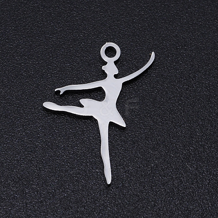 201 Stainless Steel Laser Cut Pendants STAS-S105-T891-1-1