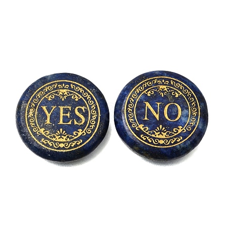 Engraved Natural Lapis Lazuli Decision Stones GG-CBA6D08-C09-1