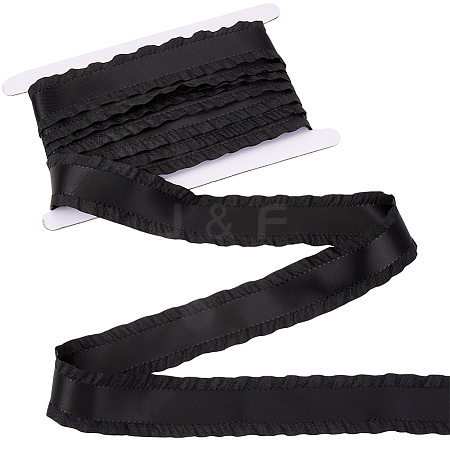 10 Yards Polyester Ruffled Lace Ribbon DIY-CY0001-23B-1