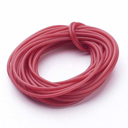 Synthetic Rubber Jewelry Cord String for Pendants X-H0PWE-02-1