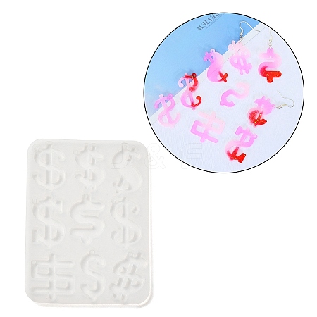 Dollar Sign Pendant DIY Silicone Molds SIMO-C012-07-1