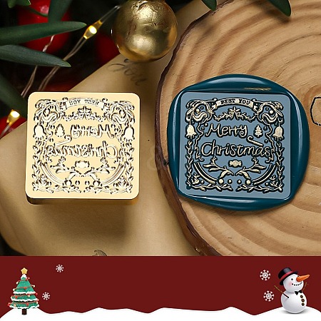 Christmas Theme Wax Seal Brass Stamp Head TOOL-R125-04C-1