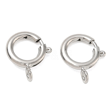 Brass Spring Ring Clasps KK-CBA1AE8-05D-P-1