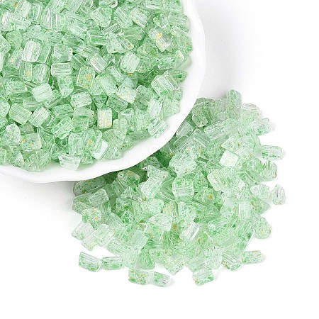 Transparent Spray Painted Glass Seed Beads SEED-L011-10A-15-1