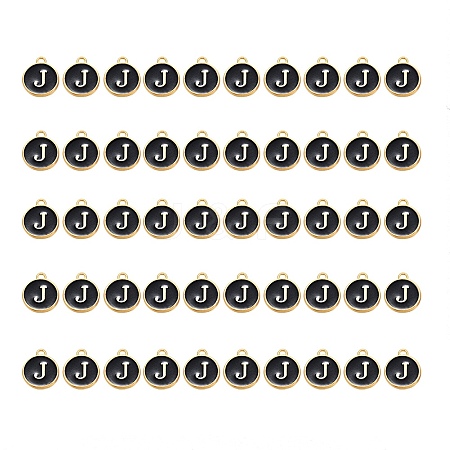 Golden Plated Alloy Charms ENAM-SZ0001-25B-J-1