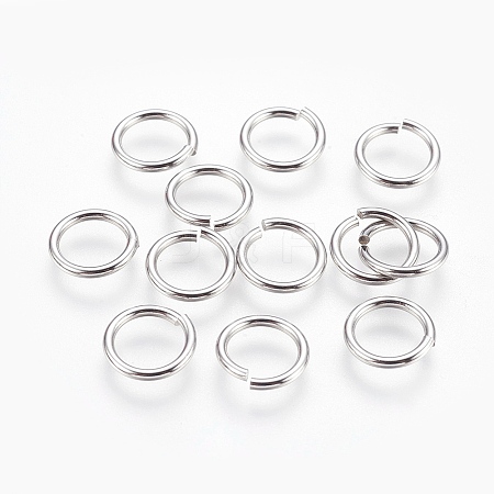 Tarnish Resistant 304 Stainless Steel Saw Cut Open Jump Rings STAS-P212-24P-01-1