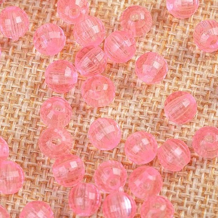 Transparent Acrylic Beads TACR-NH0001-G-06-1