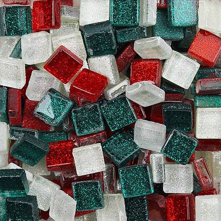 Square Transparent Glass Cabochons GLAA-TAC0007-18A-03-1